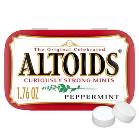 metal container with large window pill box breath mints|Amazon.com: Altoids Tin.